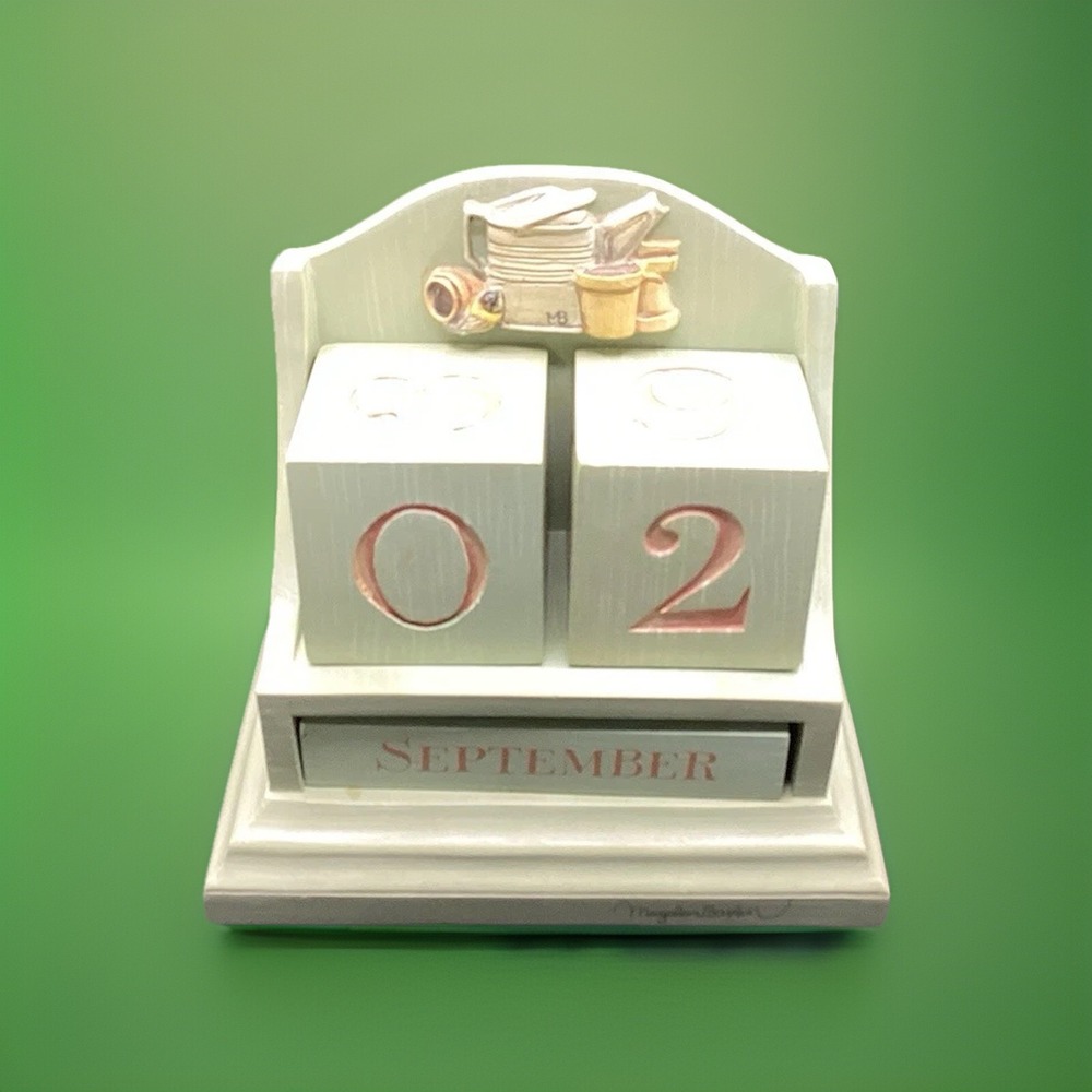 Hallmark MARJOLEIN BASTIN Natures PERPETUAL BLOCK CALENDAR Garden‎ As Is